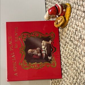 Red 'A Special Place for Santa' Book with Figurine